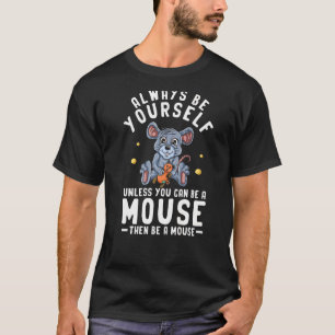 Muisvrouwen Kleine muizenlauw Mannen Kinder muizen T-shirt