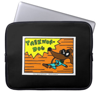 Muit voor Midge TAEKWON-DOG-laptop Laptop Sleeve
