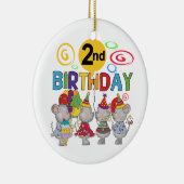 Muizen 2e verjaardag T-shirts en geschenken Keramisch Ornament (Rechts)