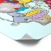 Muizen 2e verjaardag T-shirts en geschenken Poster (Hoek)