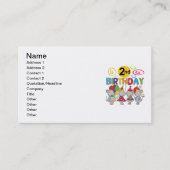 Muizen 2e verjaardag T-shirts en geschenken Visitekaartje (Voorkant)