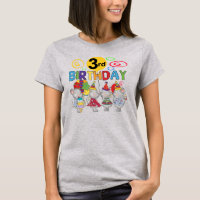 Muizen 3e verjaardag T-shirts en geschenken