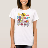 Muizen 3e verjaardag T-shirts en geschenken