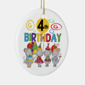 Muizen 4e verjaardag T-shirts en geschenken Keramisch Ornament (Rechts)