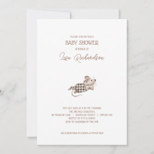Muizen Baby shower Kaart
