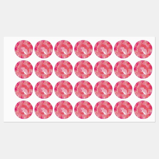 Muizen bloem des levens labels (Vel)