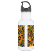 Muizen en bramen op geel waterfles (Achterkant)