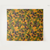 Muizen en bramen op sinaasappel Tapestry Wandkleed (Voorkant (horizontaal))