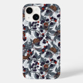 Muizen en bramen op wit Case-Mate iPhone case (Achterkant)