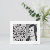 Muizen en Mannen Briefkaart (Staand voorkant)