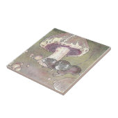 Muizen en paddenstoelen tegeltje (Zijkant)