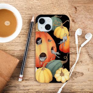 Muizen en pompoenen herfstplezier