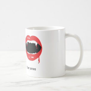 Muizen Halloween Goth Koffiemok met Vampiertanden