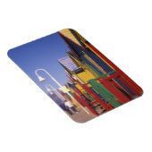 Muizenburg Bathing Boxes, vlakbij Capetown, Zuid Magneet (Rechterzijde)