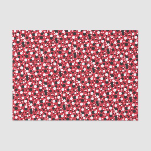 Muizenfeest Verjaardag Bruiloft Stippenfeestje Tissuepapier (Voorkant)