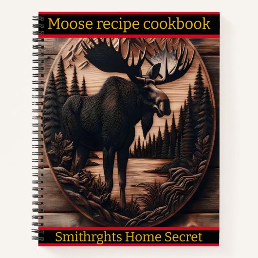 Muizenkunst in een rustige bosomgeving notitieboek (Voorkant)