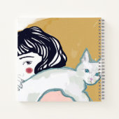 Mujer y Gato Notitieboek (Achterkant)