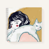 Mujer y Gato Notitieboek (Voorkant)