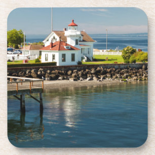 Mukilteo Lighthouse, Mukilteo, Washington, VS Drankjes Onderzetter