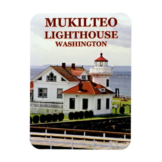 Mukilteo Lighthouse, Washington Flexi Magnet Magneet (Verticaal)