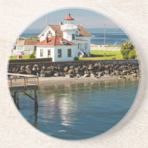 Mukilteo-vuurtoren, Mukilteo, Washington, Verenigd Zandsteen Onderzetter