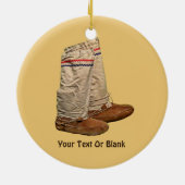 Mukluks Keramisch Ornament (Achterkant)