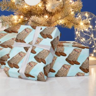 Mukluks on Snow Cadeaupapier