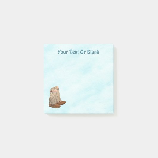 Mukluks on Snow Post-it® Notes (Voorkant)