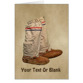 Mukluks op oud papier (Voorkant)