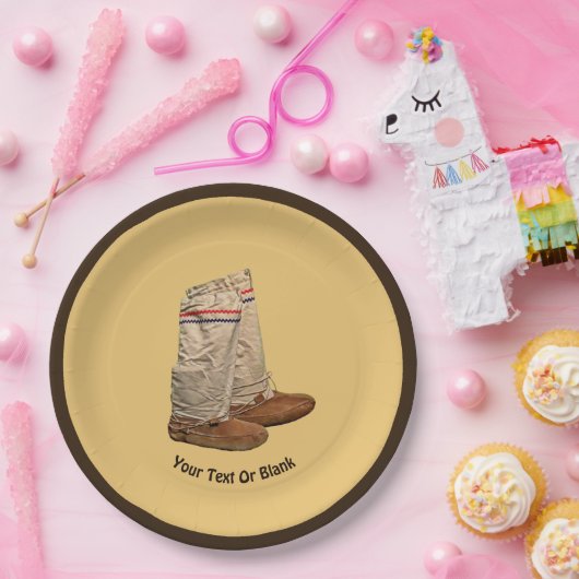 Mukluks Papieren Bordje (Feest)