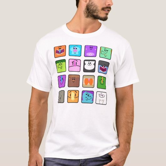 Mukpuddy - T-shirt blanc de base de "Muklings" (Devant)
