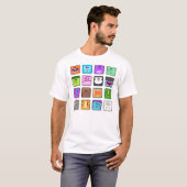 Mukpuddy - T-shirt blanc de base de "Muklings" (Devant entier)