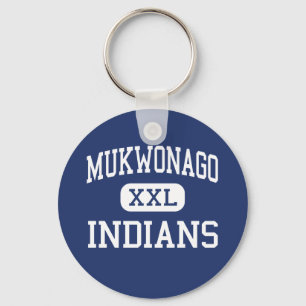 Mukwonago - Indiërs - High - Mukwonago Wisconsin Sleutelhanger