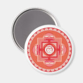 Mūlādhāra Mandala Chakra (Root chakra) Magneet (Voorkant / Achterkant)