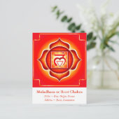 Muladhara- of wortelchakra-Briefkaart Briefkaart (Staand voorkant)