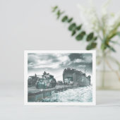 Mulberry Deep Water Harbour D-dag Briefkaart (Staand voorkant)