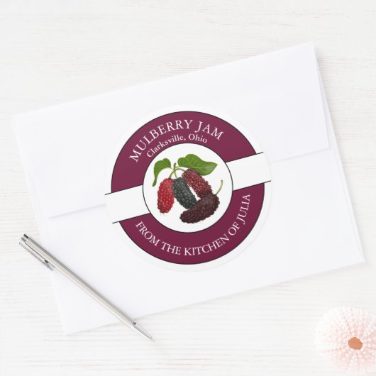 Mulberry Jam Label (Envelop)