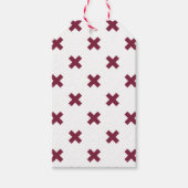 Mulberry kruisstift op wit cadeaulabel (Voorkant)