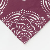 Mulberry Mandala Fleece Deken (Hoek)