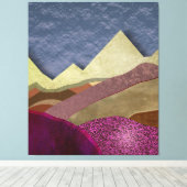 Mulberry Mountains Canvas Afdruk (Insitu (Houten vloer))