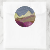 Mulberry Mountains Ronde Sticker (Tas)