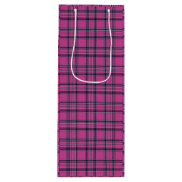 Mulberry Plaid Wine Gift Bag Wijn Cadeautas