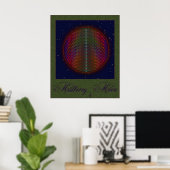 Mulberry Rainbow Moon Poster (Thuiskantoor)