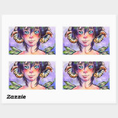 Mulberry Rechthoekige Sticker (Vel)