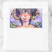 Mulberry Rechthoekige Sticker (Tas)