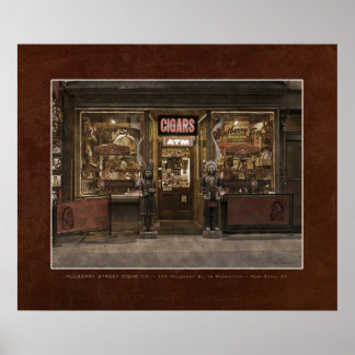 Mulberry St. Cigar Co. - Faux Poster vintage