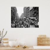 Mulberry Street, NYC, 1900 Poster (Keuken)