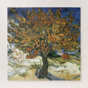 Mulberry Tree door van Gogh  oude Antiek kunst Legpuzzel