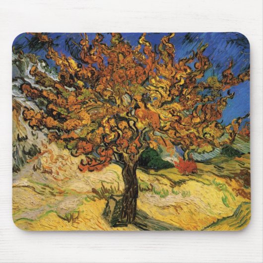 Mulberry Tree (F637) Van Gogh Fine Art Muismat (Voorkant)