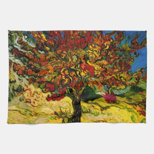 Mulberry Tree Van Gogh Fine Art Theedoek (Horizontaal)